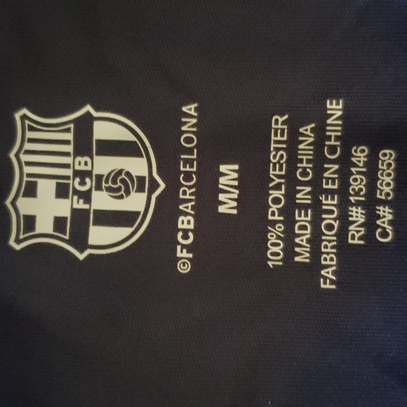 FC Barcelona blue sport shirt size M - Picture 5 of 11